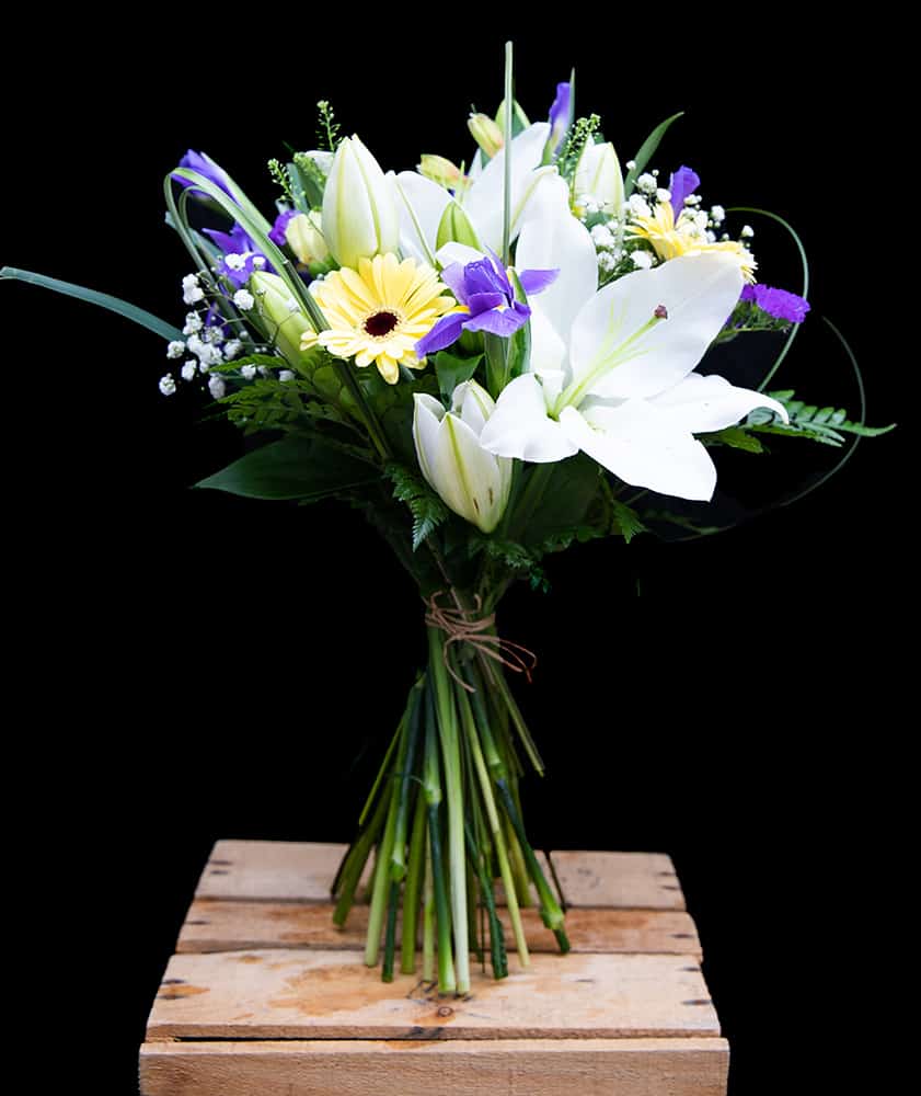 Lily and Iris Hand Tied